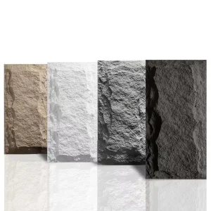 Modern Design Strong Decorative Material Veneer Panels PU Foam Artificial Stone