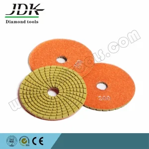 Jdk 100mm Grosor 2.5 mm Almohadillas de Pulido Flexibles de Diamante