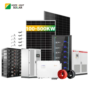 Industrial Solar Energy Storage System 300Kw 500kW Hybrid Commercial Solar Power Energy Storage System