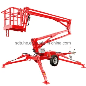 16m CE Towable Articulating Boom Lift China Manufacturer