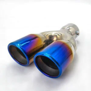 Blue Exhaust Tips