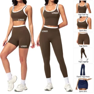 Custom Yoga Sets for Women Gym Wear Leggings Activewear