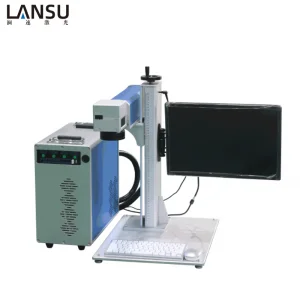20W 30W Desktop Fiber Laser Marking Machine For Metal Tags And Small Parts