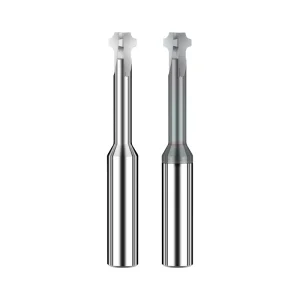 LOOERTA 60&deg; Double R Tungsten Carbide Milling Cutter Forward/Reverse R Angle for Steel &amp; Aluminum Alloy Coating CNC Customized