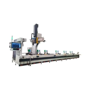 Window Machine Aluminum Profile Processing Center 4 Axis CNC Gantry Machine Center Aluminum Profile Drilling and Milling Machine for Auto Parts Processing