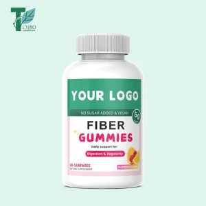 OEM Fiber Gummies with Chicory Root Prebiotic Fiber, Daily Chewable Supplement for Adults Men Women, Support Digestive Wellness