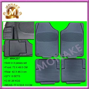 Juego de alfombrillas de goma para camiones de carga pesada para todos los vehículos