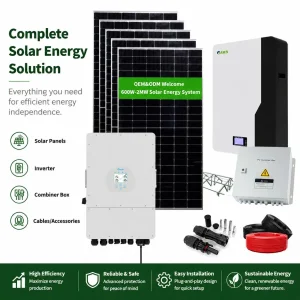 5kw 6kw 8kw 10kw 12kw 15kw 20kw 30kw-100MW Complete Kits Photovoltaic Cells PV Module Panel Energy Storage Hybrid on/off Grid Home Inverter Solar Power System