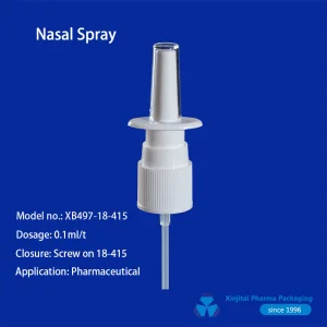 18/415 بخاخ أنف مع 10ml 15ml 20ml زجاجة بلاستيك HDPE
