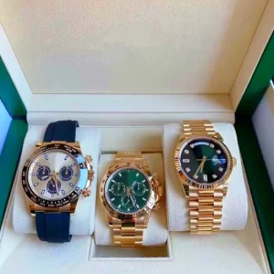 Professional Gmt Dual Time Watch for Travelers with Tracking Patent