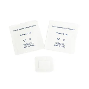 Medical Waterproof Antibacterial Super Absorption Surgical Non Woven Wound Care Dressing with Pad Swab Self-Adhesive