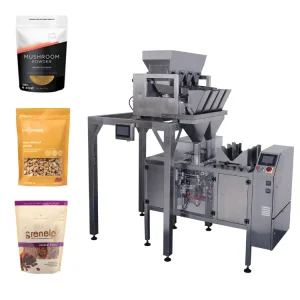 Gloex Automatic Granule Packaging Machine High-Precision Weighing Filling &amp; Sealing For 1kg/2kg/5kg Rice And Grain Bags