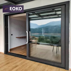 EOKO Custom Low-e Reflective Double Glazed Heavy Duty Aluminum Sliding Glass Door