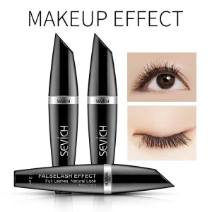 Waterproof Long Lasting Natural Fiber Mascara Eye Lash Extension Mascara for Makeups