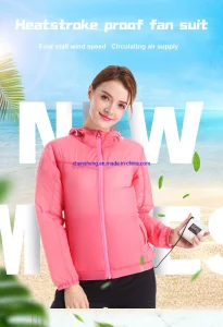 Ropa de enfriamiento unisex a bajo precio, protectora del sol, con aire acondicionado para el verano al aire libre