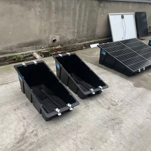 HDPE Plastic 10kw Flat Roof Solar Mounting Bracket