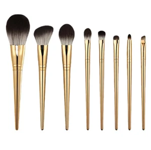 Conjunto de Pincéis de Maquiagem de Nylon 8PCS para Mulheres Barato Pincéis de Maquiagem de Qualidade Vegana Livre de Crueldade