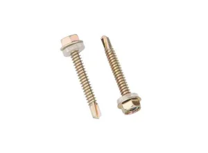 Galvanized House Screw Hexagonal Wood Screw/Cross Recessed Countersunk Head Screws/Outer Hexagon Self-Tapping Screw