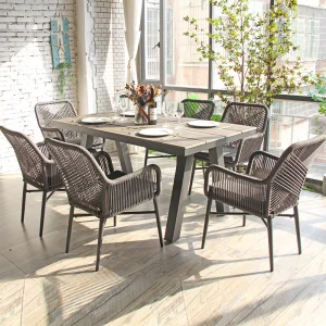 Contemporary Outdoor Furniture Set Dining Chairs