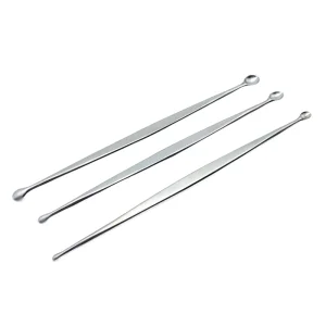 Double Head Bone Curette Oval and Round Tip Bone Curette Stainless Steel Orthopedics Surgical Instruments