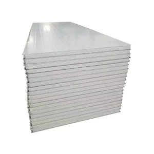 PU Foam Sandwich Roofing Panel for Prefabricated House and Cold Storage Wall Heat Insulation