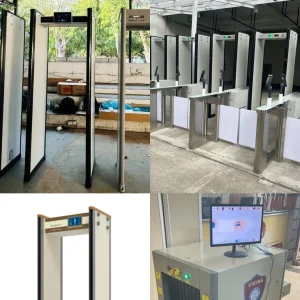 Portable 24 Zone Walk-Through Detectors for Metro Stations