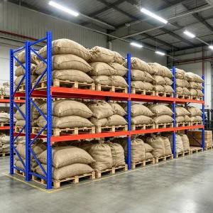 Automatic Warehouse Storage Rack Heavy Duty 5 Tons Capacity Industrial Shelving