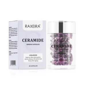 Wholesale Ceramide Serum Capsules Moisturizing Repairing Face Skin Care Facial Anti Aging Anti Wrinkle Serum Capsules