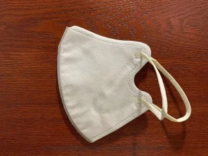 White 3ply Folded Facemask