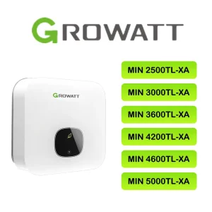 Growatt Min4600tlxa Min 4600tl-Xa 4.6kw AC-Coupled Single Phase Residential Storage Inverter for Solar Energy Power System