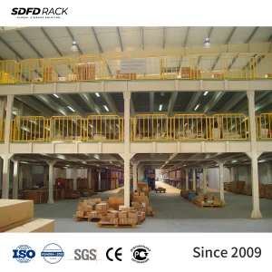 Free Design Industrial Steel Structure Platform Heavy Duty Multi-Tier Racking Powder Coated Mezzanine Floor Warehouse Storage