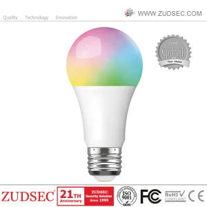 New Product Saving Energy-Lamp RGB+CCT Color Controller Smart LED Bulb Light WiFi Work with Alexa Google Assistant