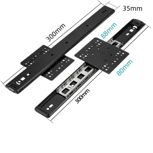 Modern Furniture Hardware 35mm Pocket Flipper Door Slides System Revolving Folding Kitchen &amp; Dining Cabinet Slide for TV Cabinet