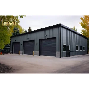 Prefabricated Light Steel Structure Warehouse Garage Kit Brazil