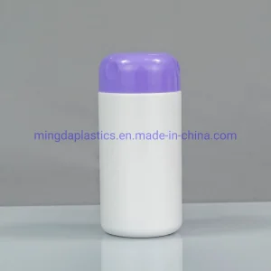 210ml Double Cap Colorful HDPE Pharmacy /Nutrition Packaging Plastic Bottle