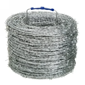 Durable Double Strands Barbed Wire Fence for Secure T Post Installation