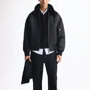 Wholesale ZD faux fur mens black puffer jacket Factories, Products