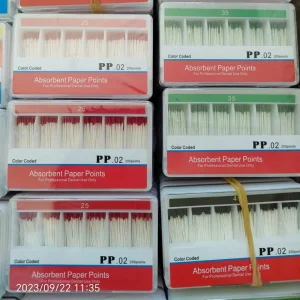 Manual Dental Absorbent Paper Points F1/F2/F3/F4/F5 Dental Material (YQD3-4)