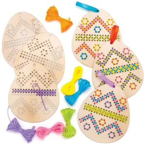 Embroidery Kit for Beginners Easter Wooden Decorations