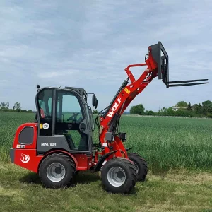 Wolf Top Quality Mini780h Diesel Engine Euro 5 Mini Compact Wheel Loader for Garden Farm