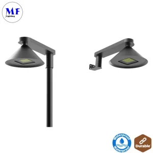 سعر المصنع 50W 60W 120W IP65 ضوء LED مثبت على الحائط من الألمنيوم لحديقة الفناء في الساحة وموقف السيارات وشارع الرصيف