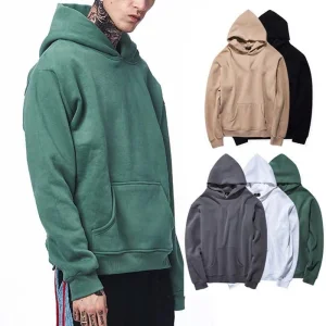 2024 Popular Custom High Quality Wholesale Leisure Fashion Custom Logo Printed Oversized Pullovers Sweatshirts Men Hoodies