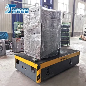 Metal Industrial Motorized Transfer Platform Transport Cart