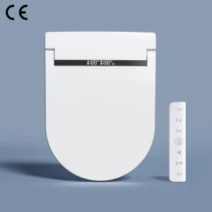 Smart Heated Toilet Seat Ipx4 Waterproof Automatic Bidet Cover Dual Self Cleaning Nozzle Intelligent Toilet Lid