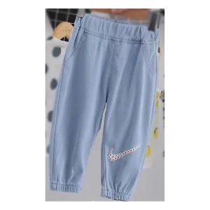 Summer Fashion Toddler Denim Pants, Kid's Wear, Woven Clothing