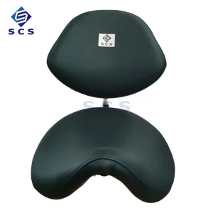 Ergonomic Leather Stool for Dental Nurses and Clinic Assistants