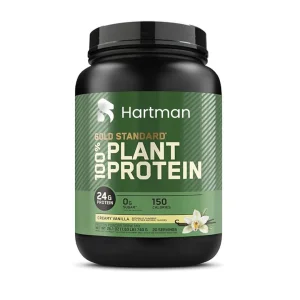 Plant-Based Pea Rice Hemp Protein Powder Dairy-Free Vegan Blend Rich in Amino Acids and Fiber Clean Formula