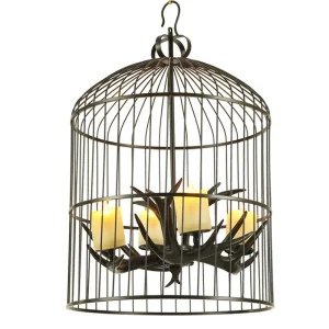 Antler Dining Room Light Cage Chandelier Lighting for Indoor Home (WH-AC-28)