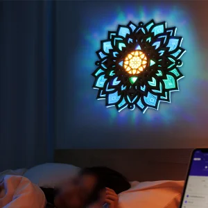 Modern LED Mandala Wind Light