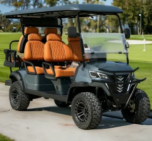 6 Seater Club Car Electric Golf Cart 72v 4+2 Passenger Sightseeing Golf Buggy Off Road on Sale